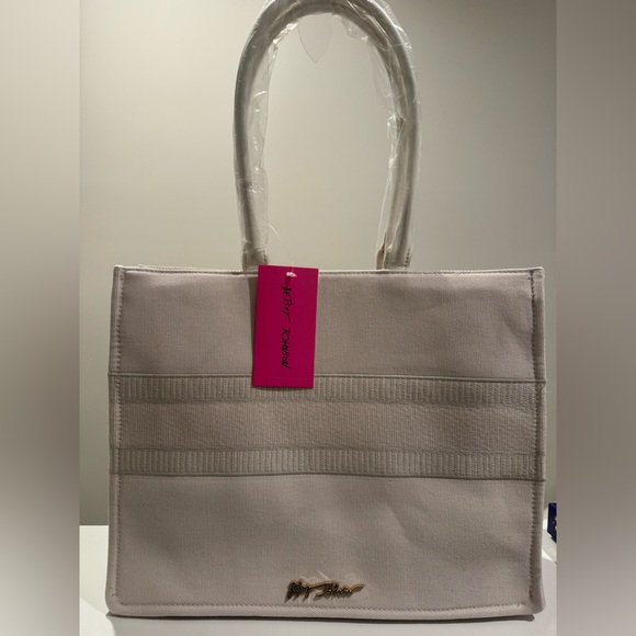 Elegant Cream Bride Tote Bag - Picture 3 of 5